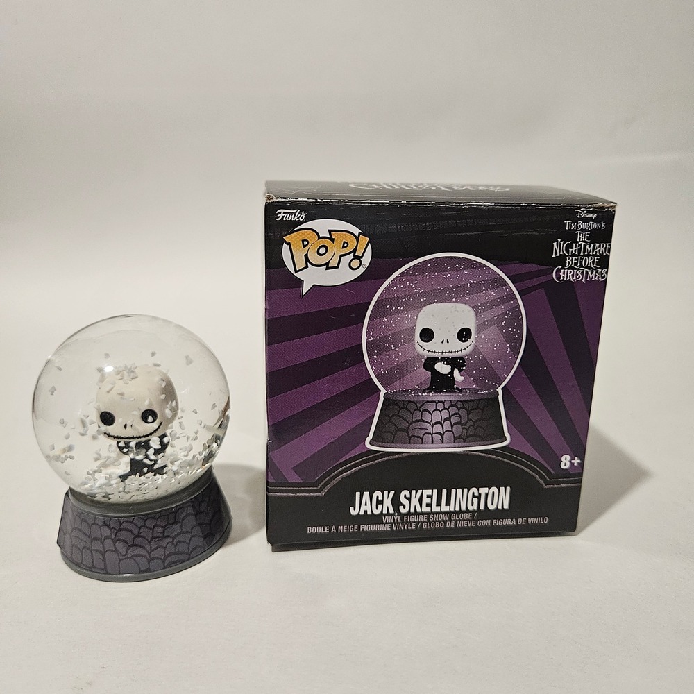 Funko Pop Jack Skellington Vinyl Figure Snow Globe Nightmare Before Christmas